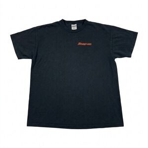 Snap-on Tools Shirt Mens XL Vintage Black Fruit of the Loom Heavy Every Tech Car